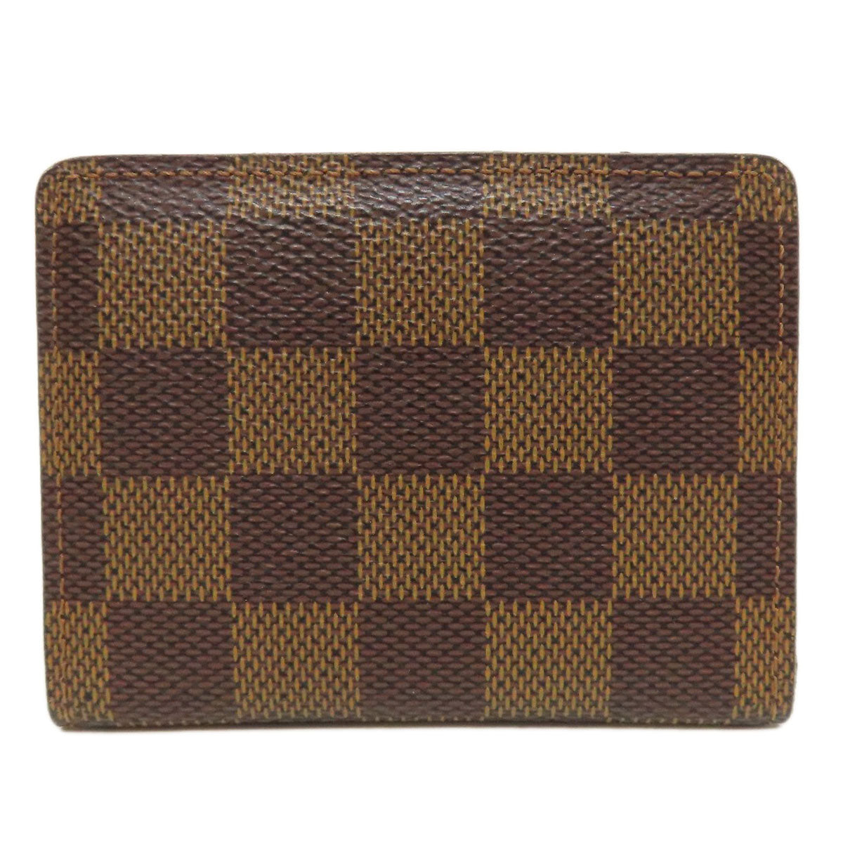 LOUIS VUITTON Coin case N62925 Damier canvas Brown Ludlow
