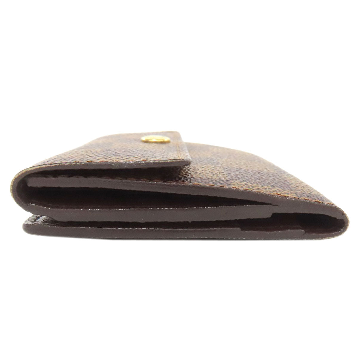 LOUIS VUITTON Coin case N62925 Damier canvas Brown Ludlow