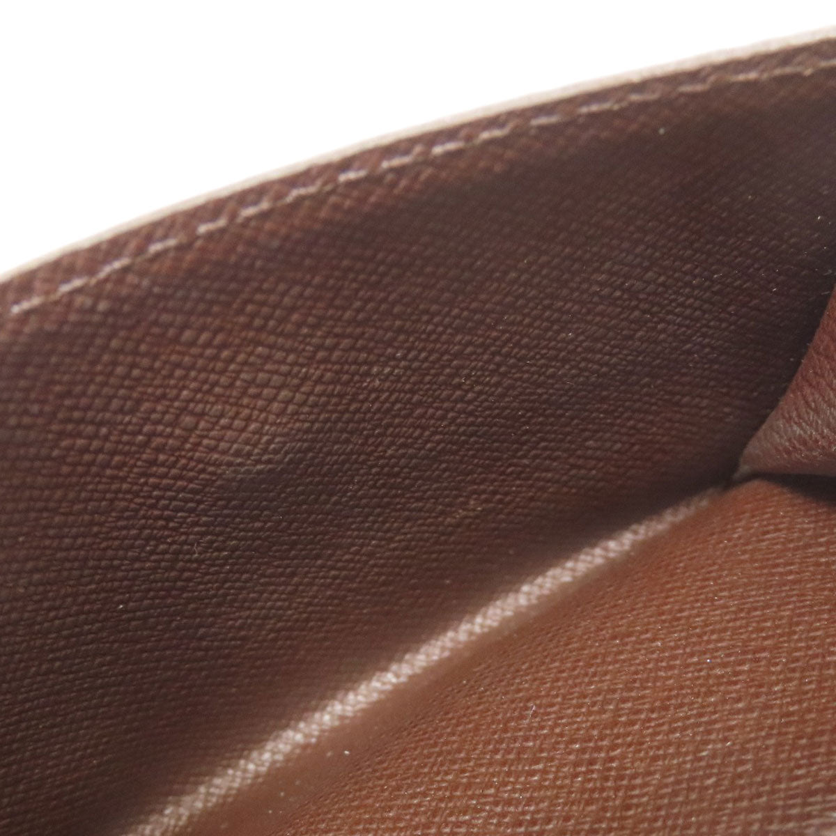 LOUIS VUITTON Coin case N62925 Damier canvas Brown Ludlow