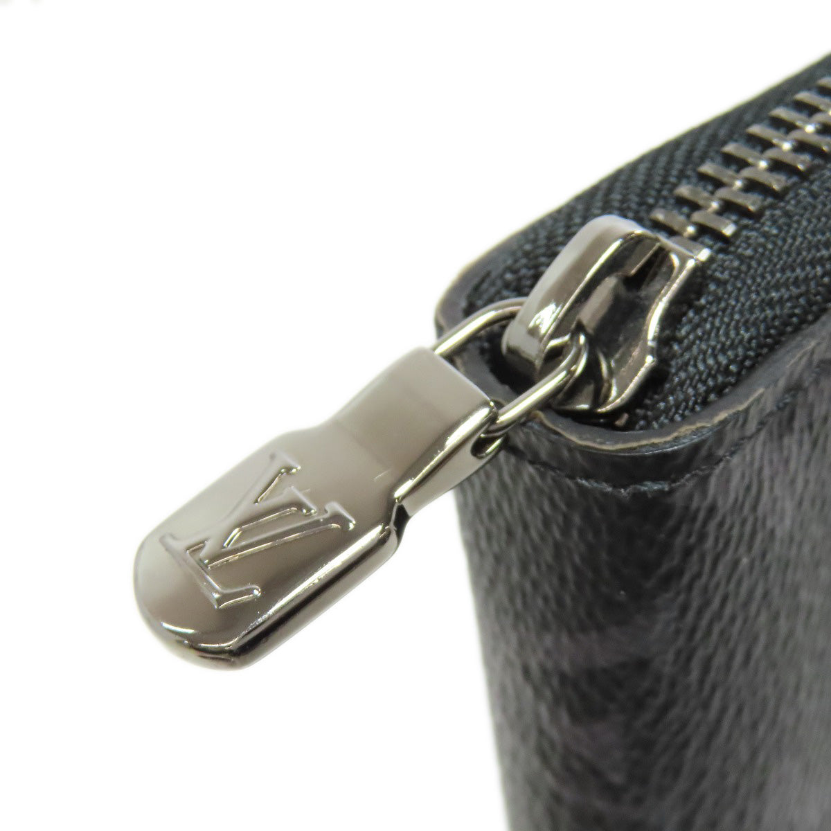 LOUIS VUITTON Long Wallet Purse M82081 Monogram Eclipse black Zippy Organizer NM