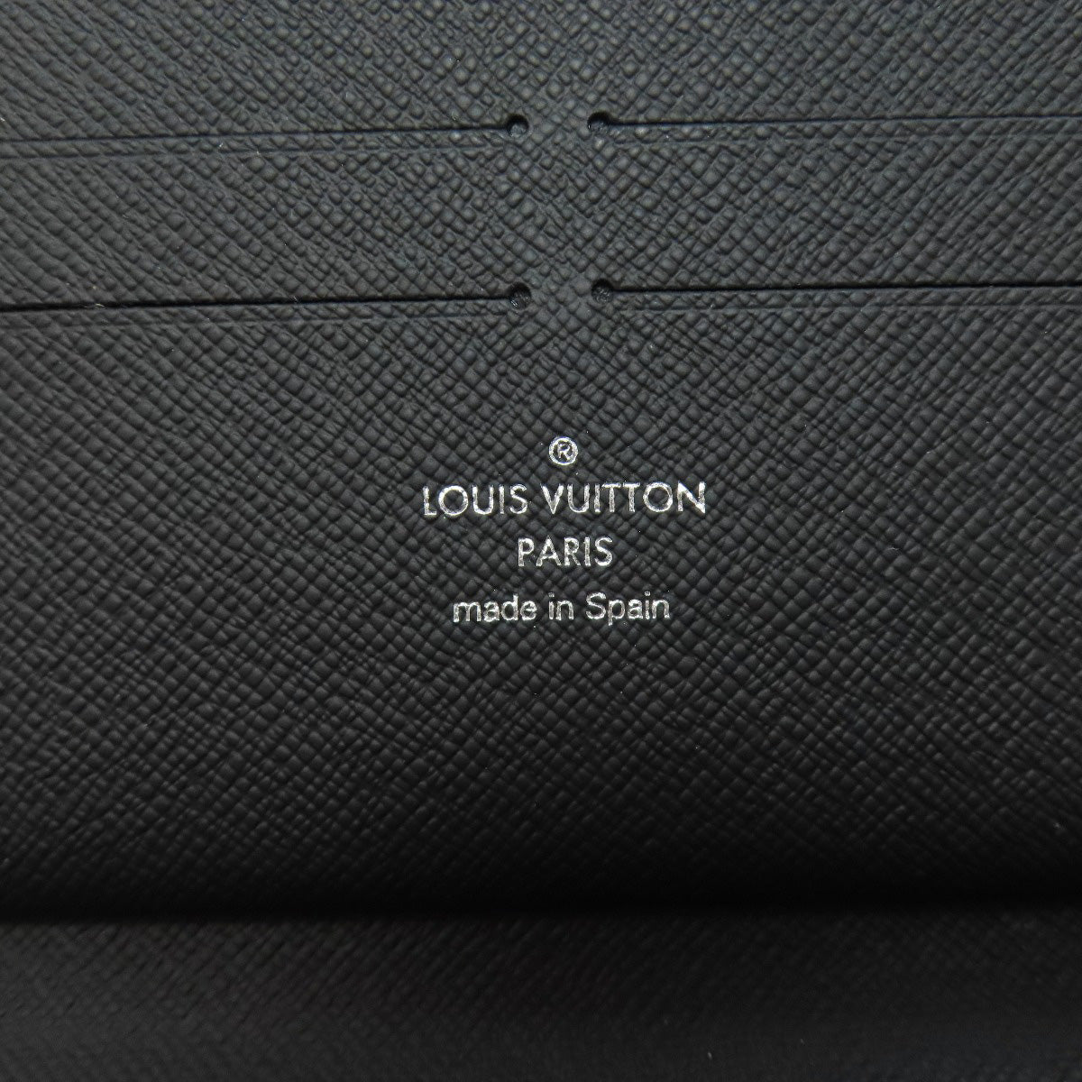 LOUIS VUITTON Long Wallet Purse M82081 Monogram Eclipse black Zippy Organizer NM