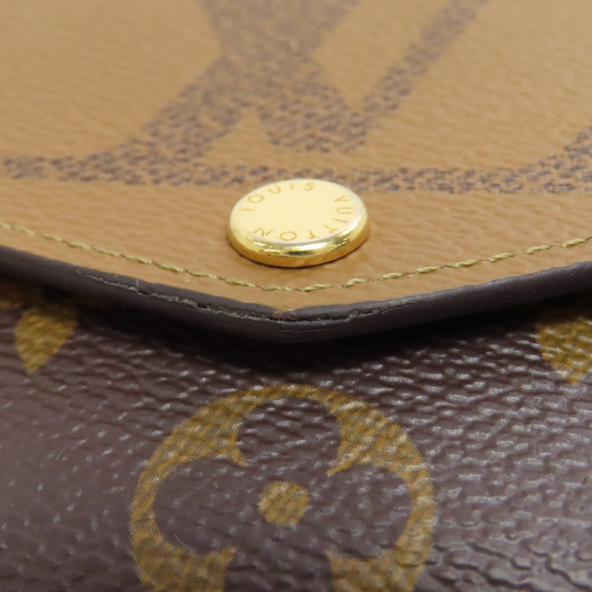 LOUIS VUITTON Long Wallet Purse M80726 Monogram Giant Brown Portefeuille Sara