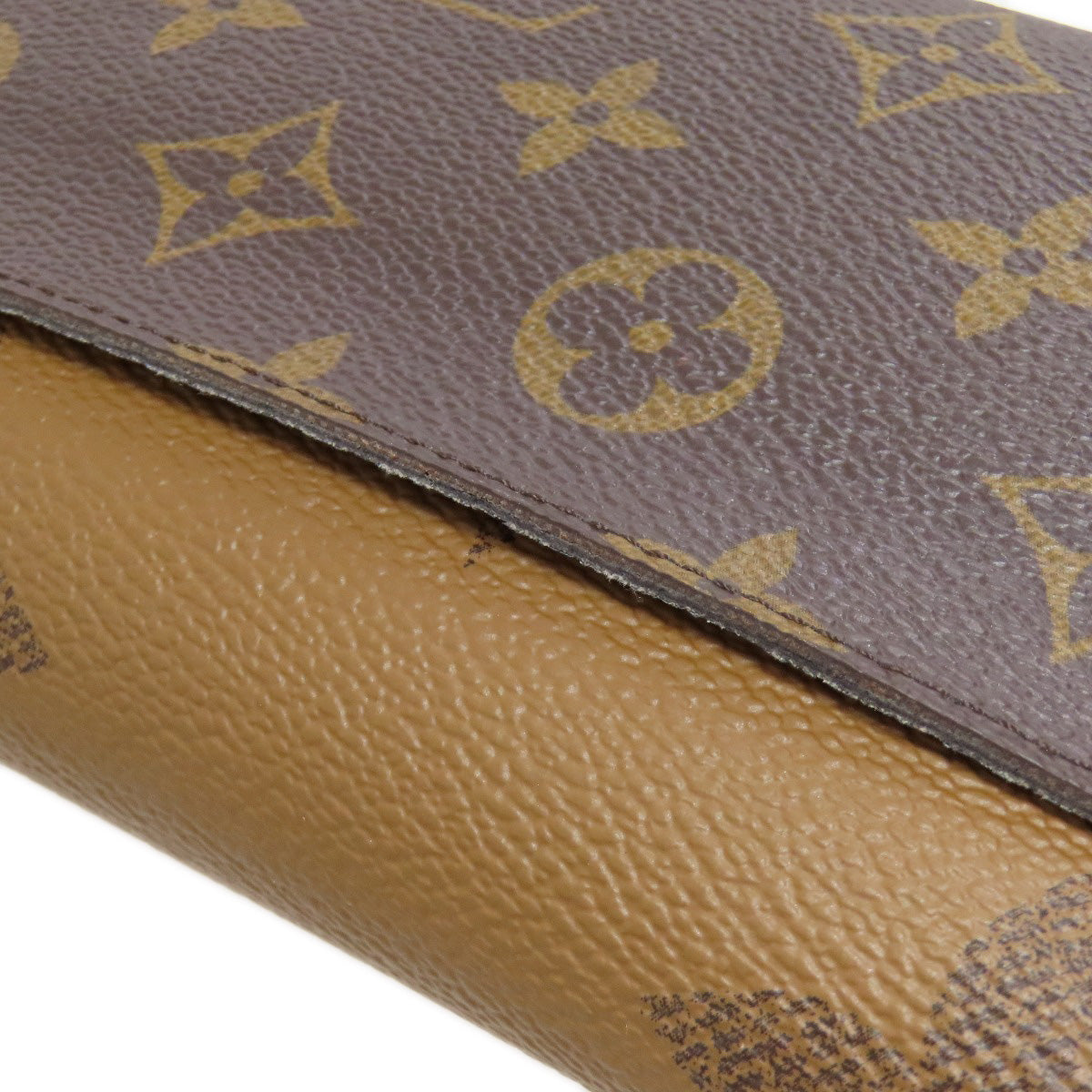 LOUIS VUITTON Long Wallet Purse M80726 Monogram Giant Brown Portefeuille Sara