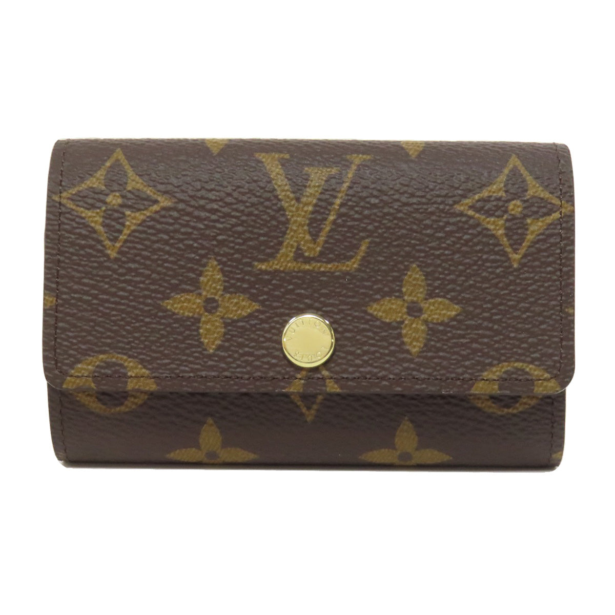LOUIS VUITTON Key case Key holder M62630 Monogram canvas Brown Multicles6