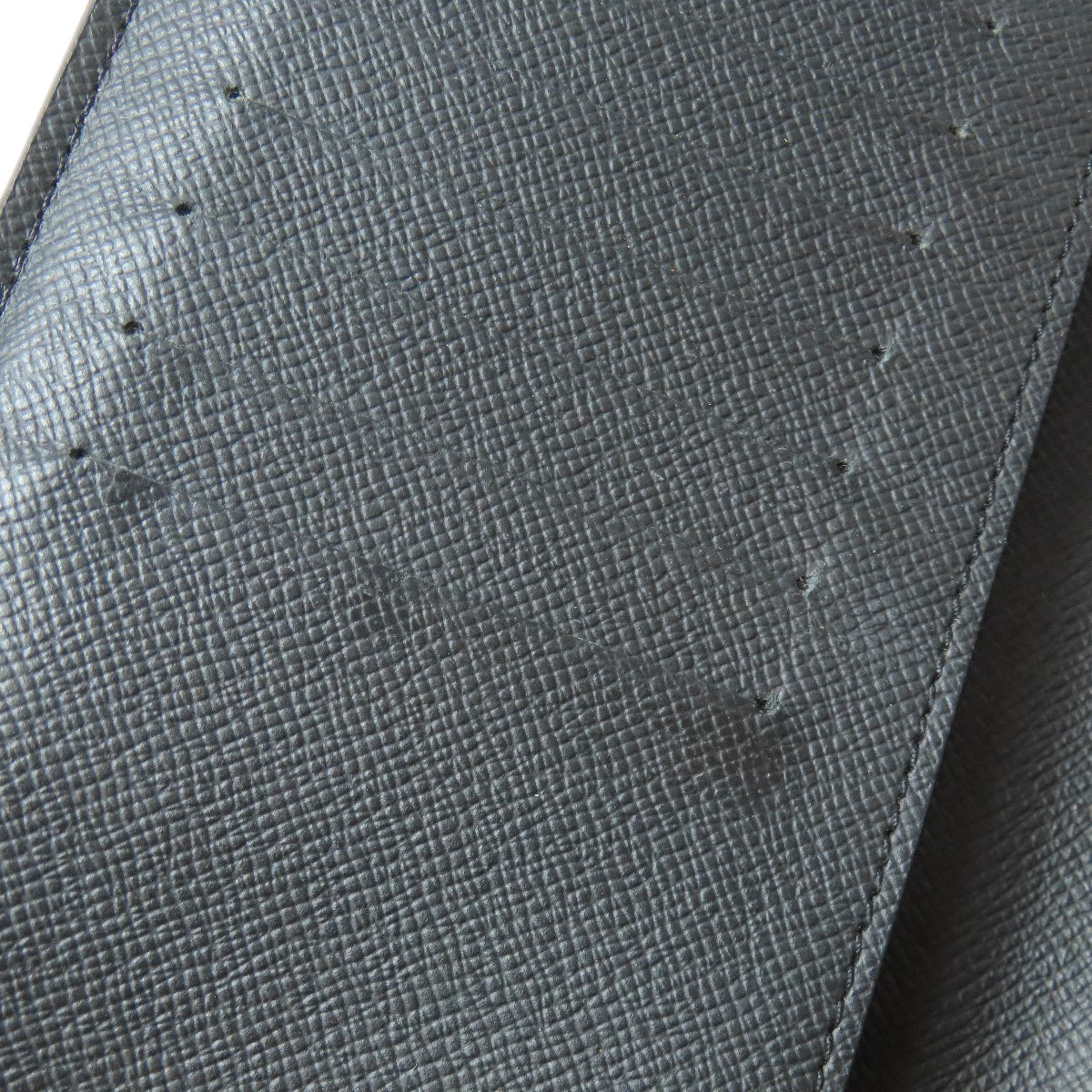 LOUIS VUITTON Long Wallet Purse M32654 Taiga Leather black Portefeuille・Brazza Former