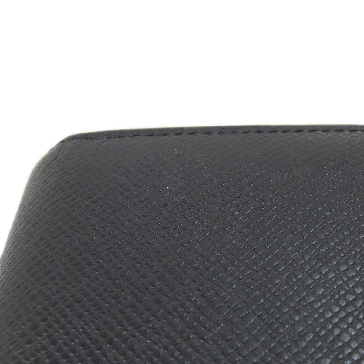 LOUIS VUITTON Long Wallet Purse M32654 Taiga Leather black Portefeuille・Brazza Former