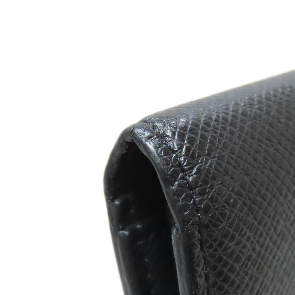 LOUIS VUITTON Long Wallet Purse M32654 Taiga Leather black Portefeuille・Brazza Former