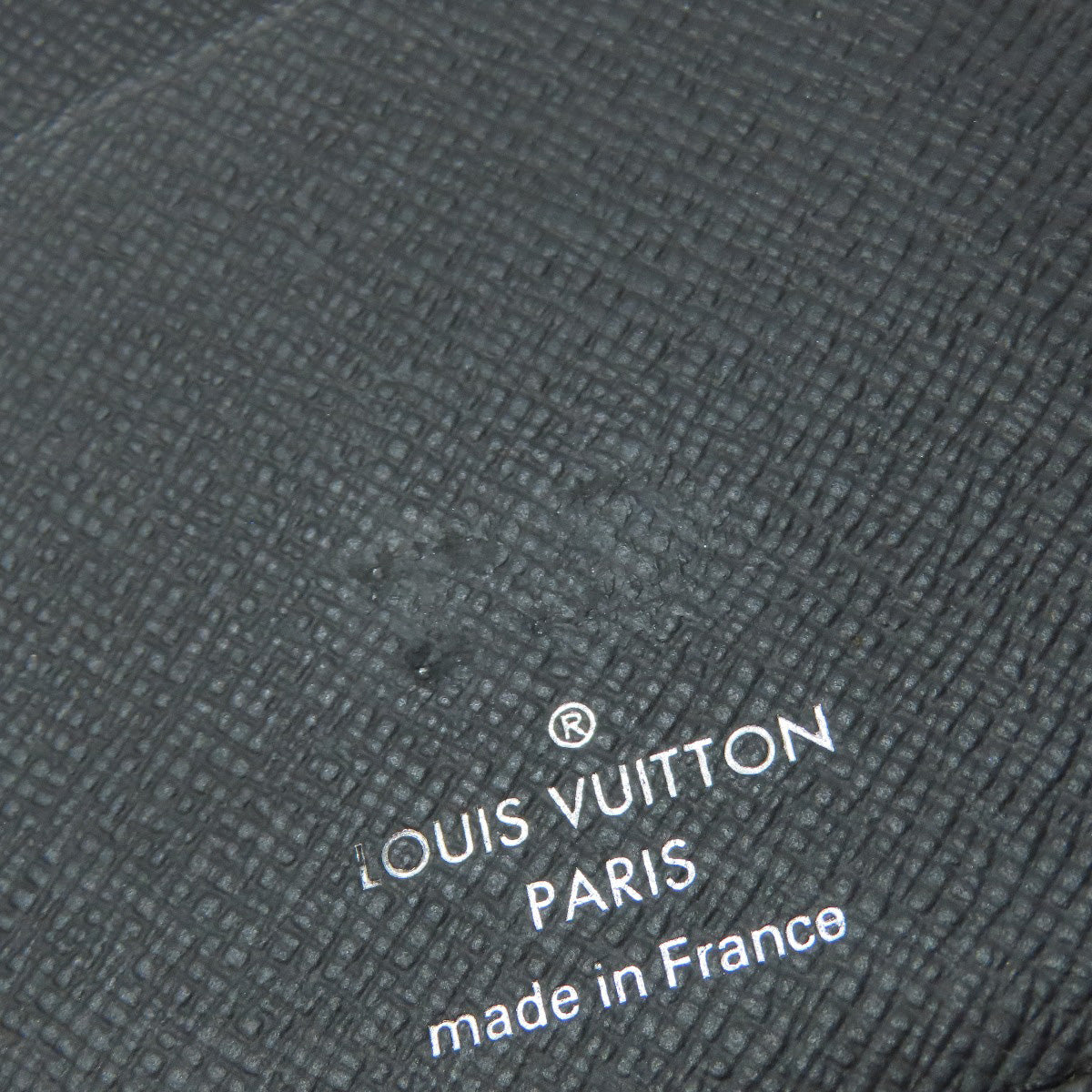 LOUIS VUITTON Long Wallet Purse M32654 Taiga Leather black Portefeuille・Brazza Former