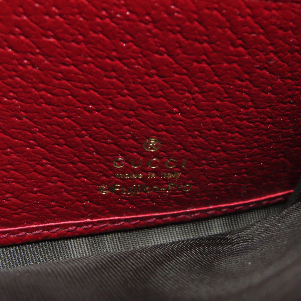 GUCCI Long Wallet Purse 647786 PVC Brown Doraemon collaboration