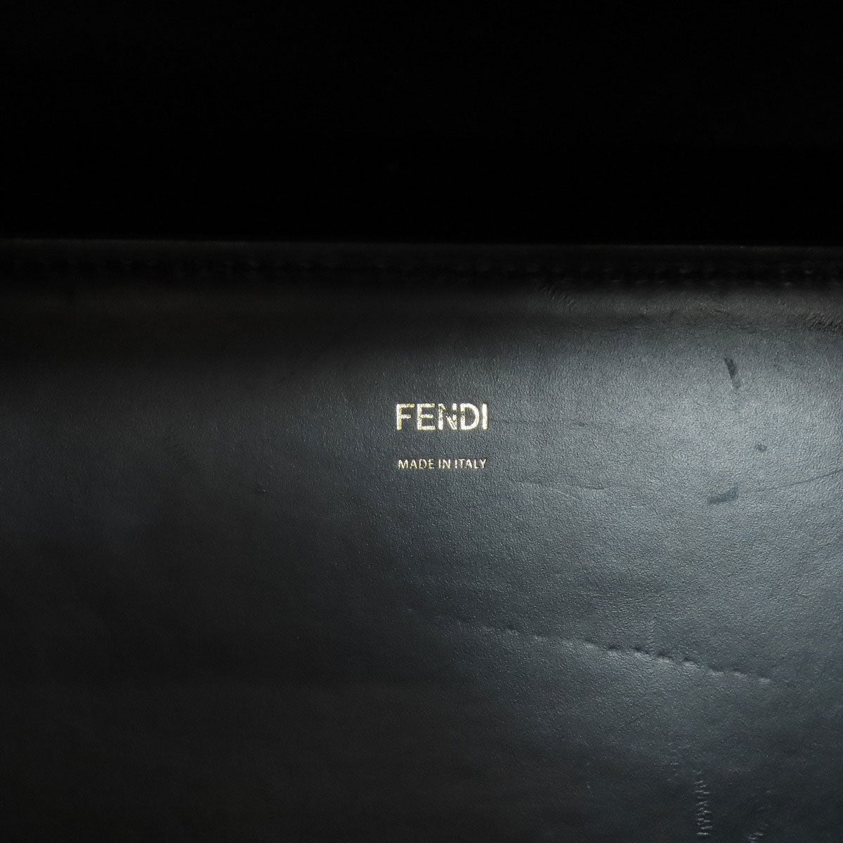 FENDI Handbag Calfskin black Sunshine Medium 2WAY