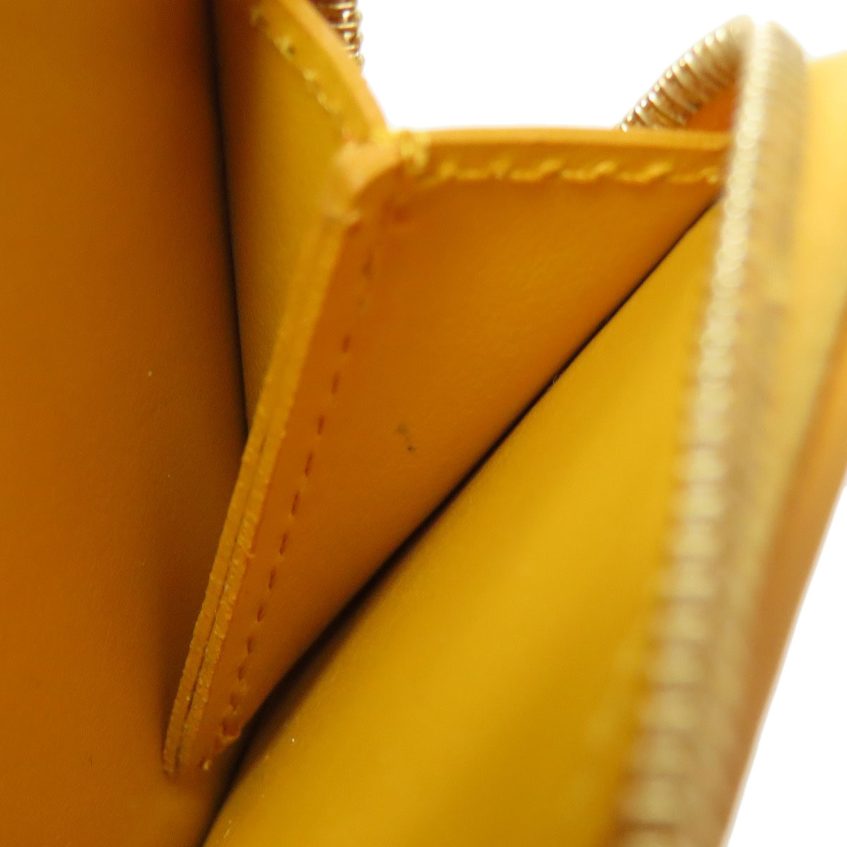 FENDI Bifold Wallet leather yellow FF Cube