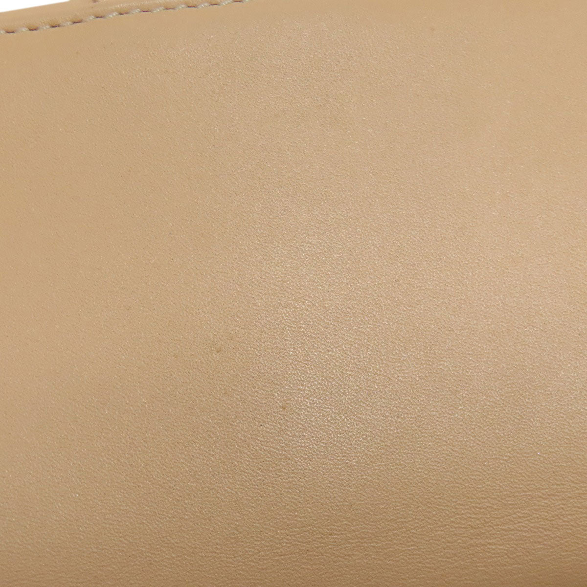 FENDI Card Case leather beige logo