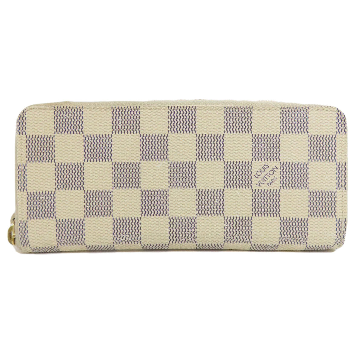 LOUIS VUITTON Long Wallet Purse N61210 Damier canvas white Portefeuille Clemence
