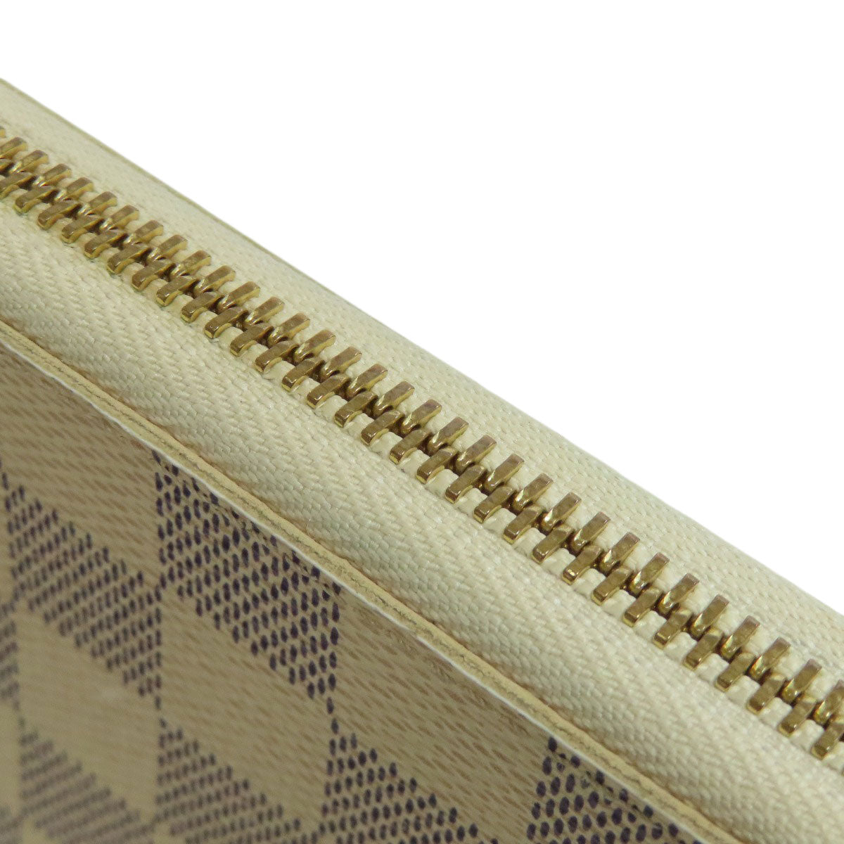 LOUIS VUITTON Long Wallet Purse N61210 Damier canvas white Portefeuille Clemence