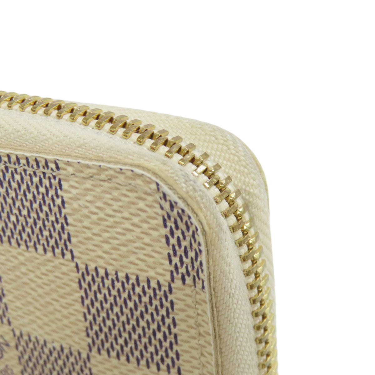 LOUIS VUITTON Long Wallet Purse N61210 Damier canvas white Portefeuille Clemence
