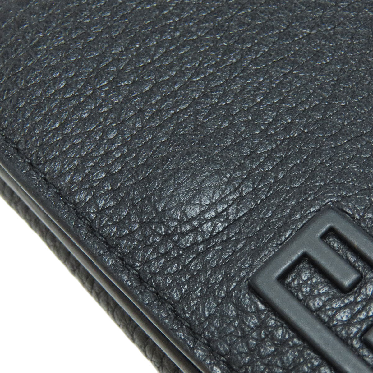 FENDI Bifold Wallet 7M0280 leather black logo