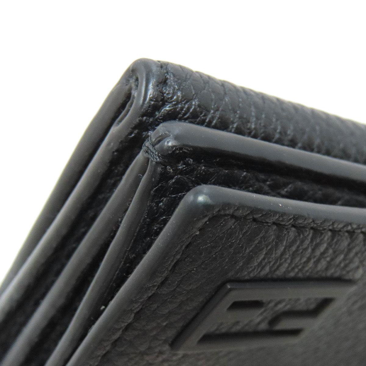 FENDI Bifold Wallet 7M0280 leather black logo