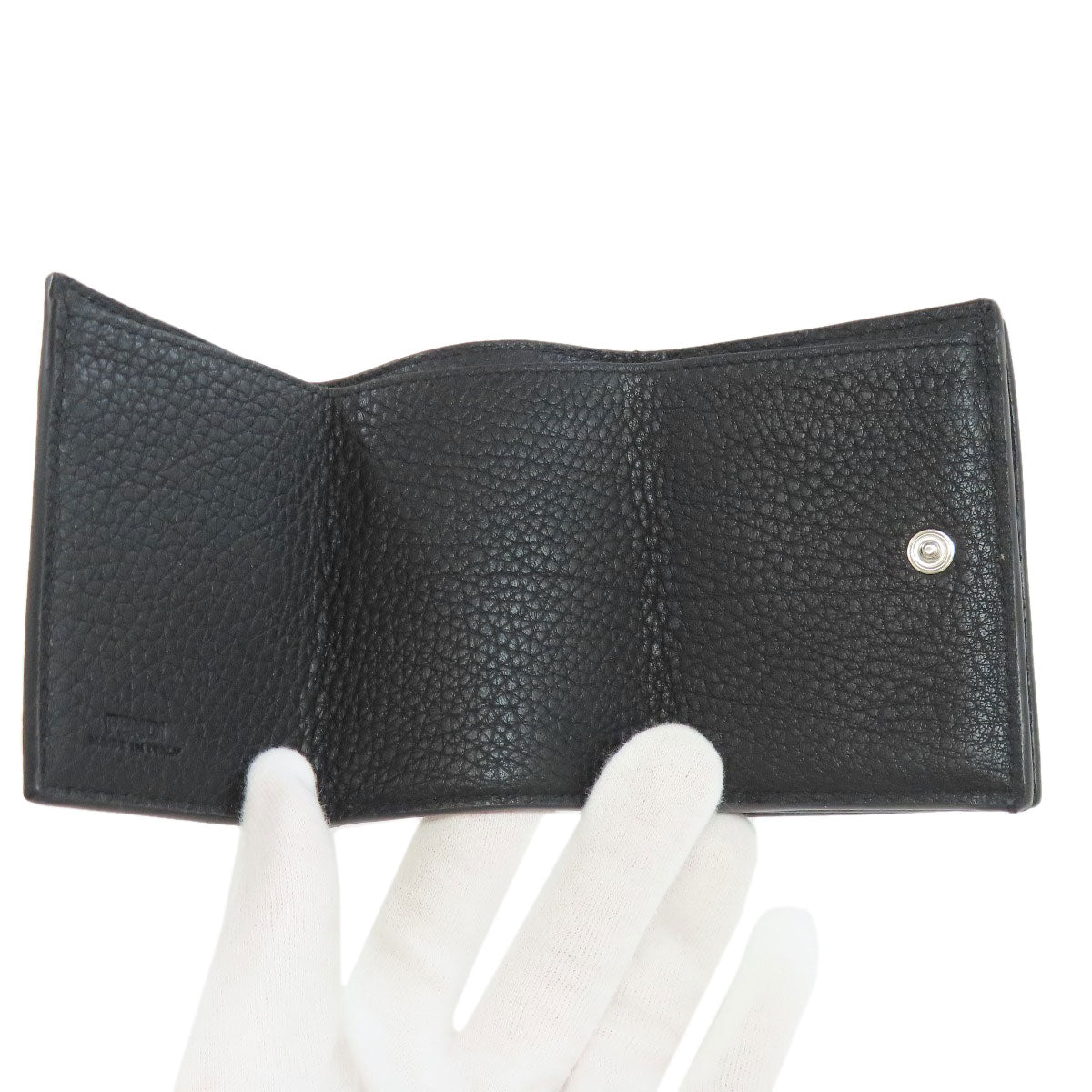 FENDI Bifold Wallet 7M0280 leather black logo