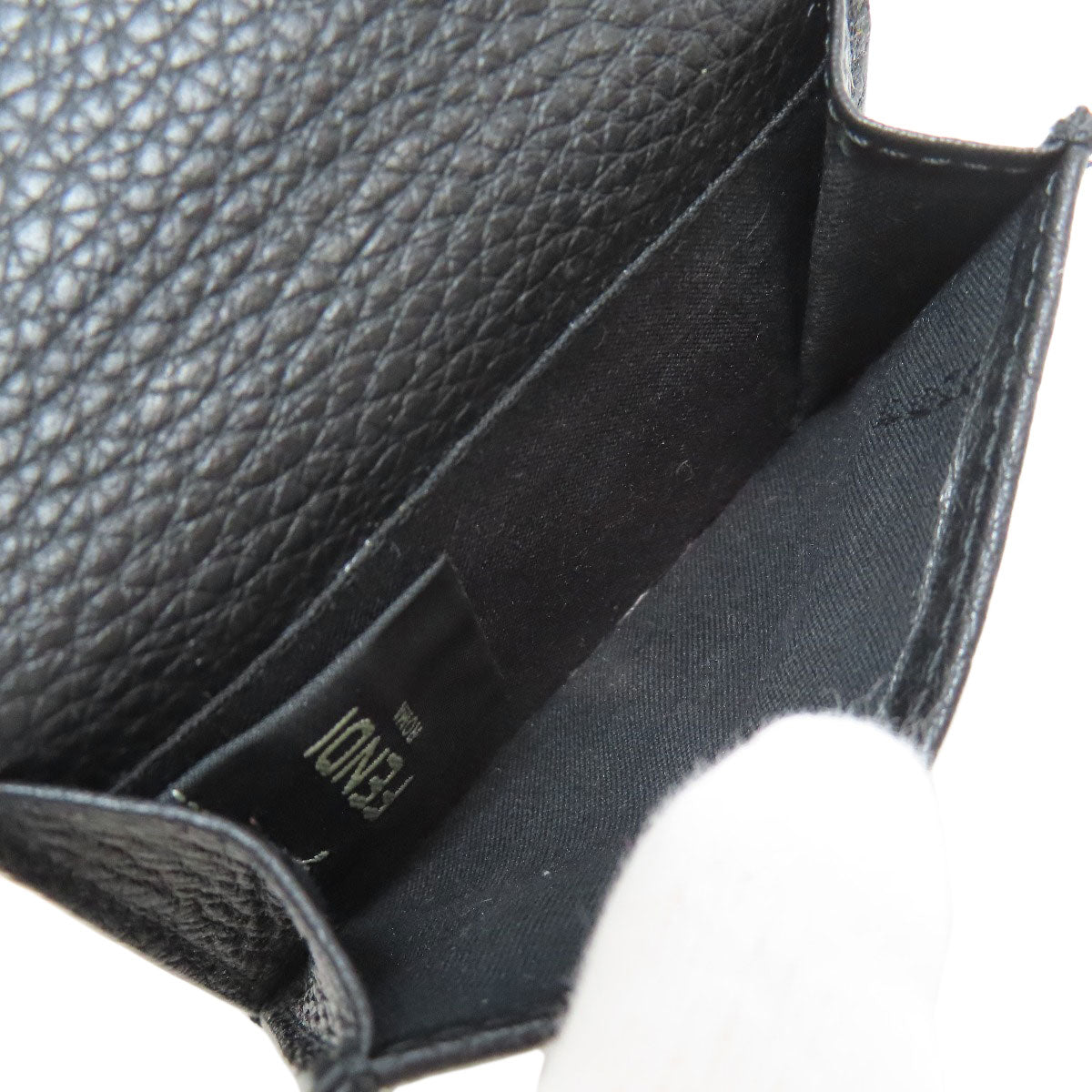 FENDI Bifold Wallet 7M0280 leather black logo