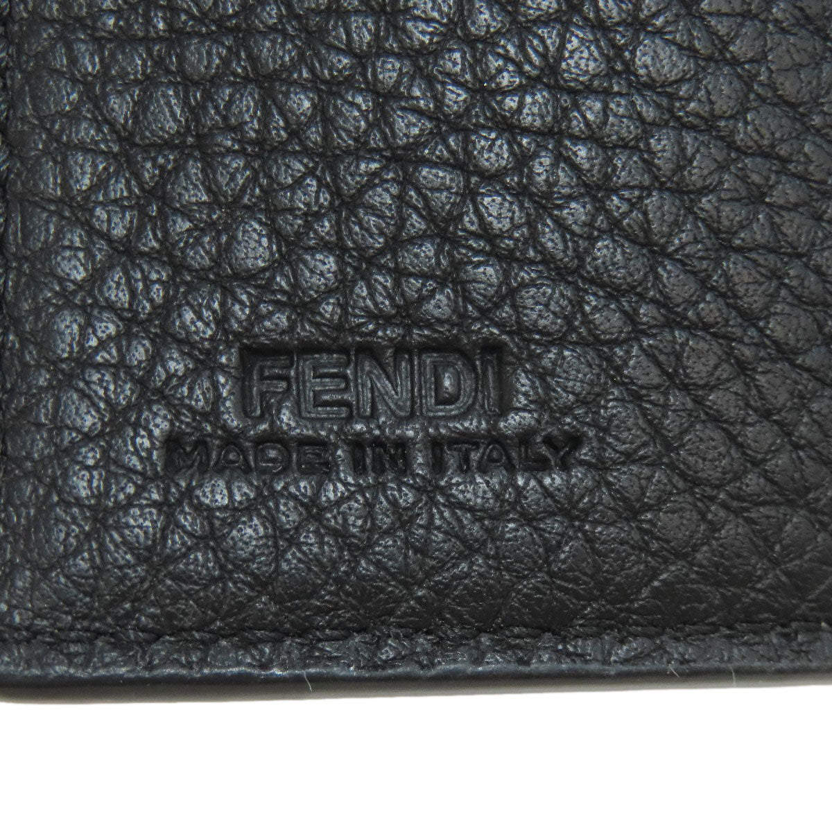 FENDI Bifold Wallet 7M0280 leather black logo
