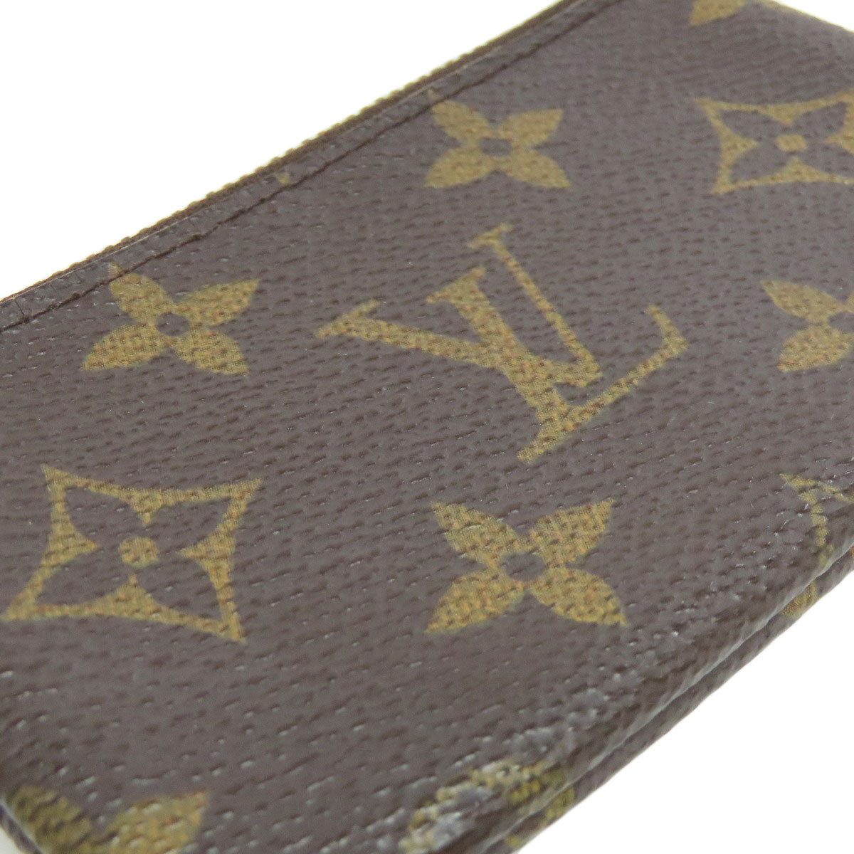 LOUIS VUITTON Coin case M62650 Monogram canvas Brown Pochette Kle