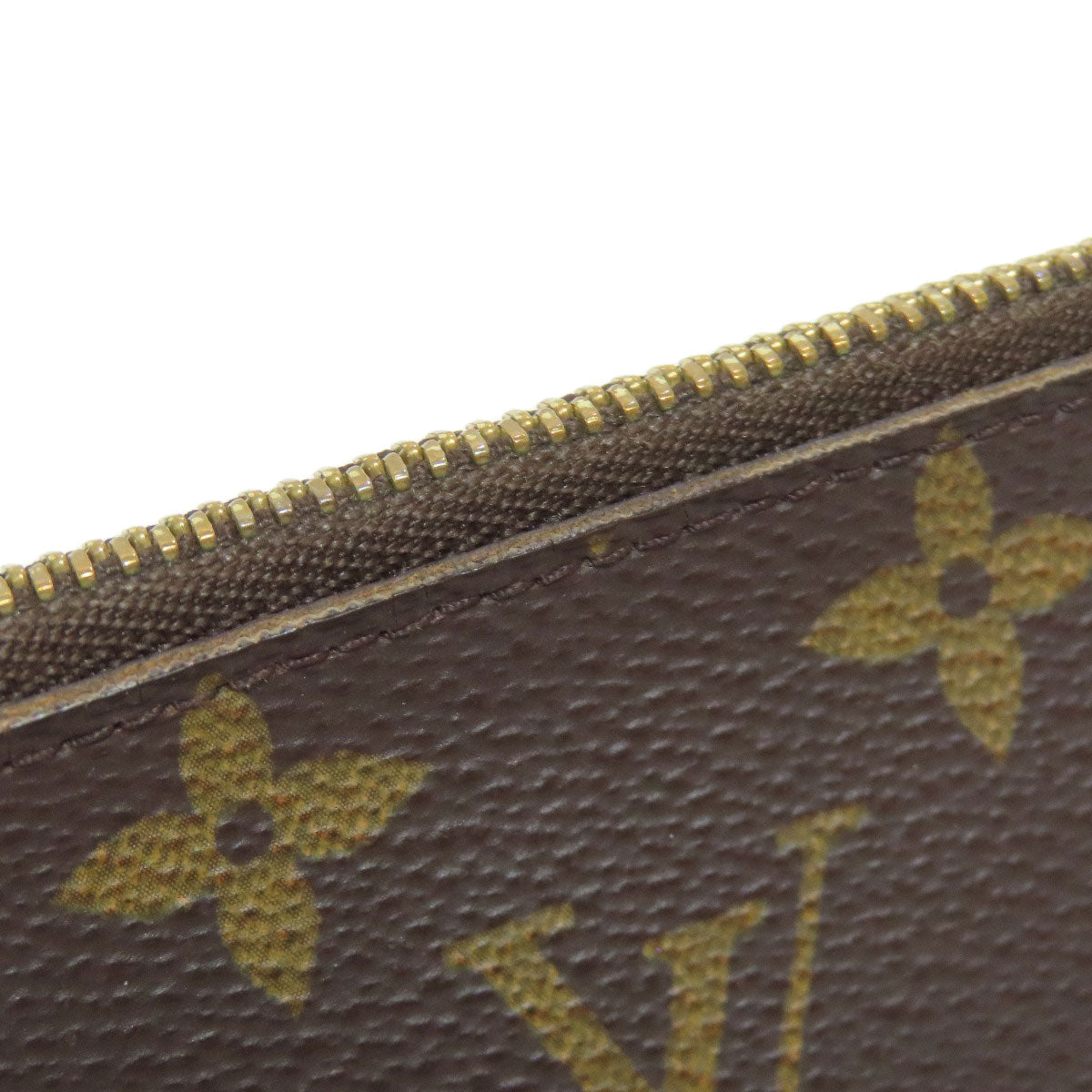 LOUIS VUITTON Coin case M62650 Monogram canvas Brown Pochette Kle