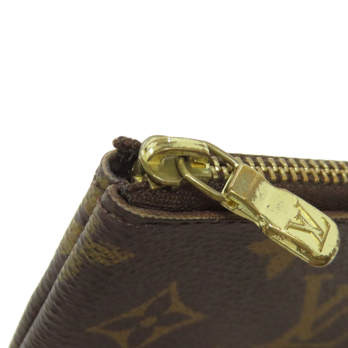 LOUIS VUITTON Coin case M62650 Monogram canvas Brown Pochette Kle