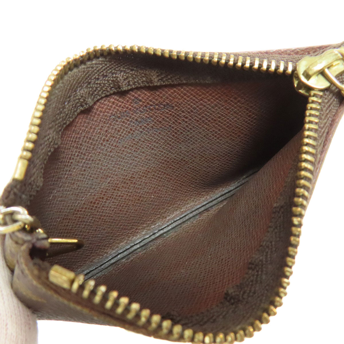 LOUIS VUITTON Coin case M62650 Monogram canvas Brown Pochette Kle