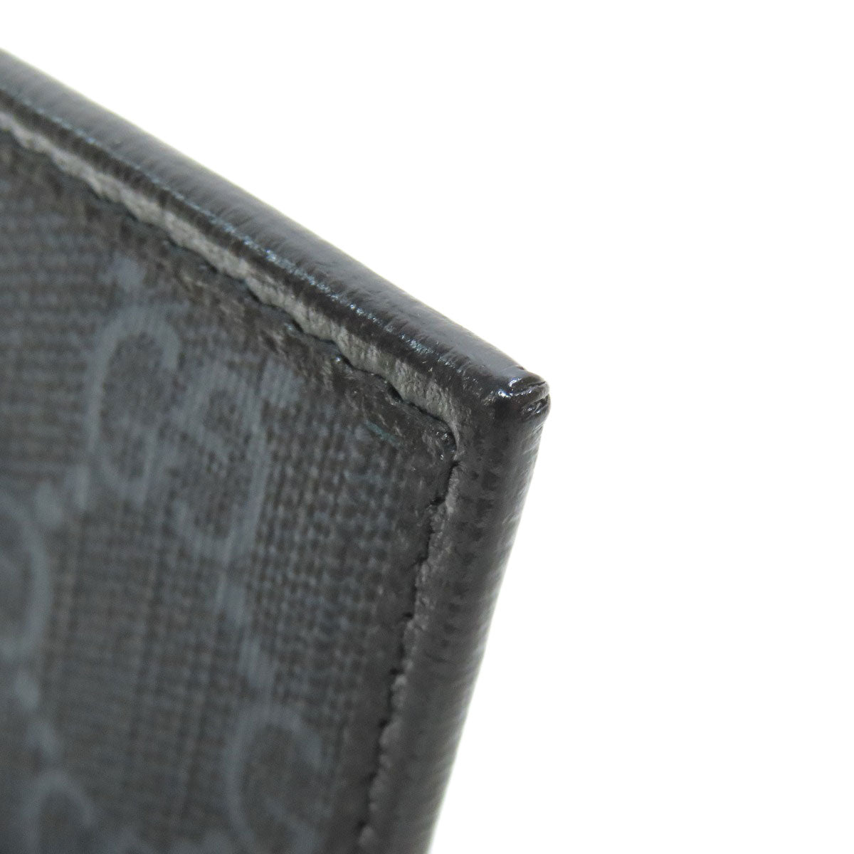 GUCCI Card Case 678002 PVC black GG Supreme