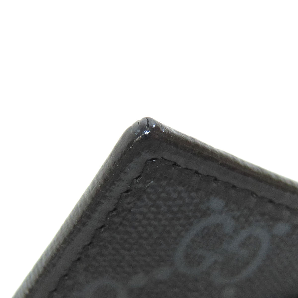 GUCCI Card Case 678002 PVC black GG Supreme