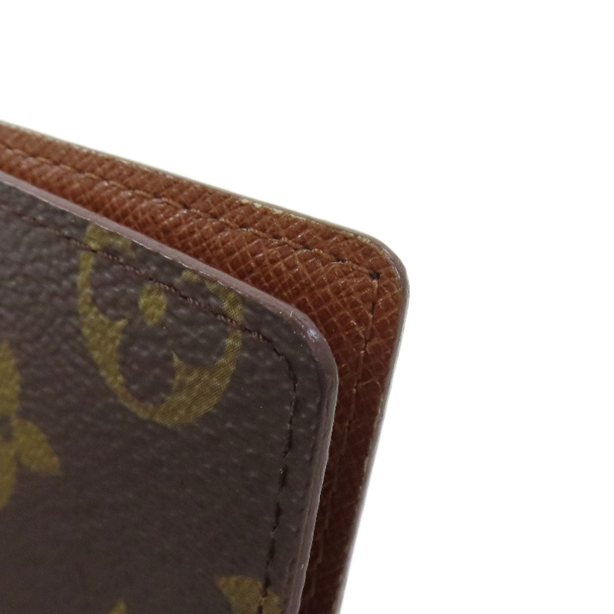 LOUIS VUITTON Card Case M60533 Monogram canvas Brown Porto 2 Cult Vertical