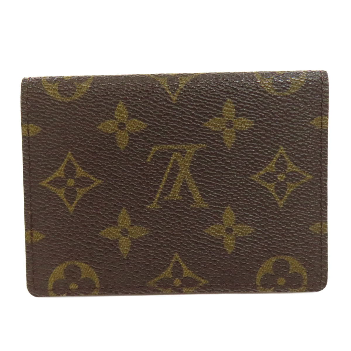 LOUIS VUITTON Card Case M60533 Monogram canvas Brown Porto 2 Cult Vertical