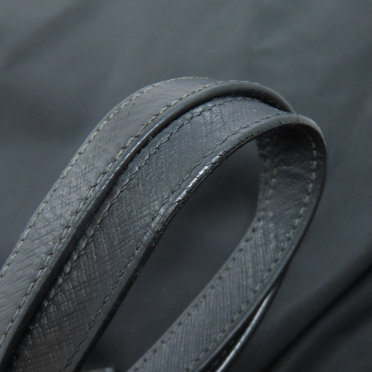 PRADA Tote Bag 1BG052 Nylon black logoMetal