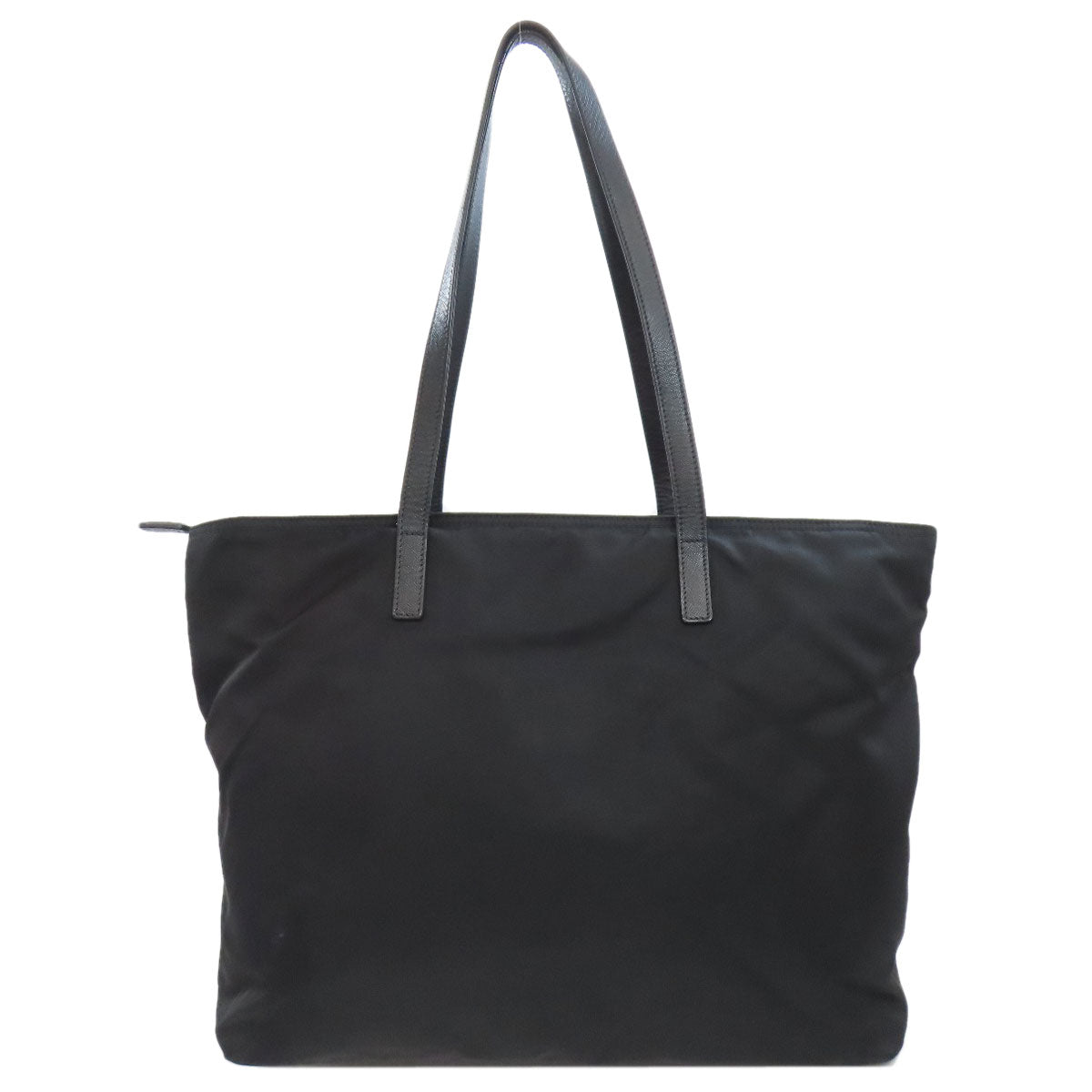 PRADA Tote Bag 1BG052 Nylon black logoMetal