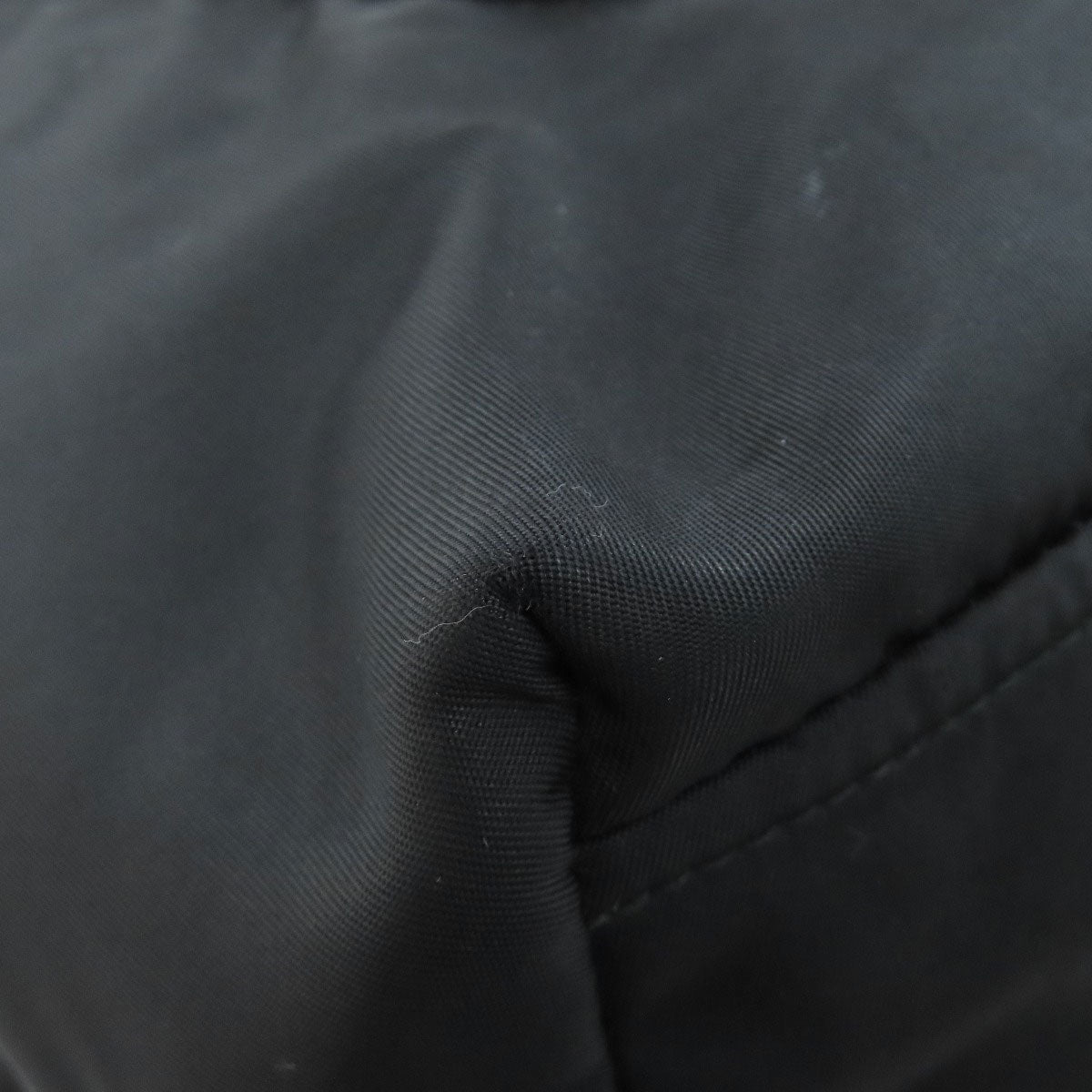 PRADA Tote Bag 1BG052 Nylon black logoMetal