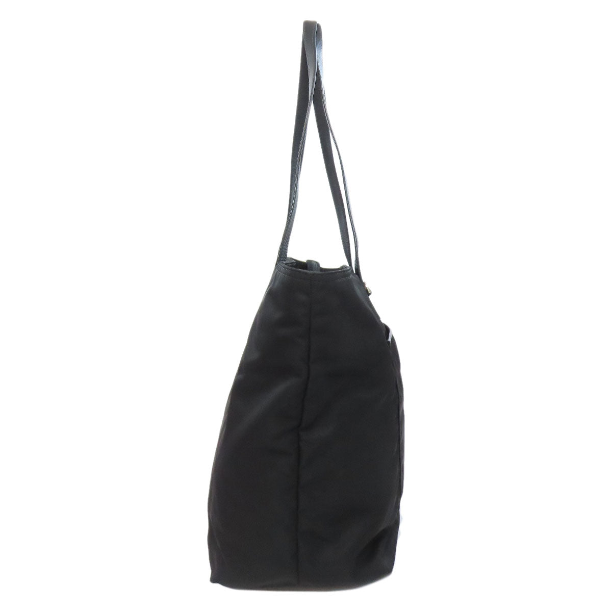 PRADA Tote Bag 1BG052 Nylon black logoMetal