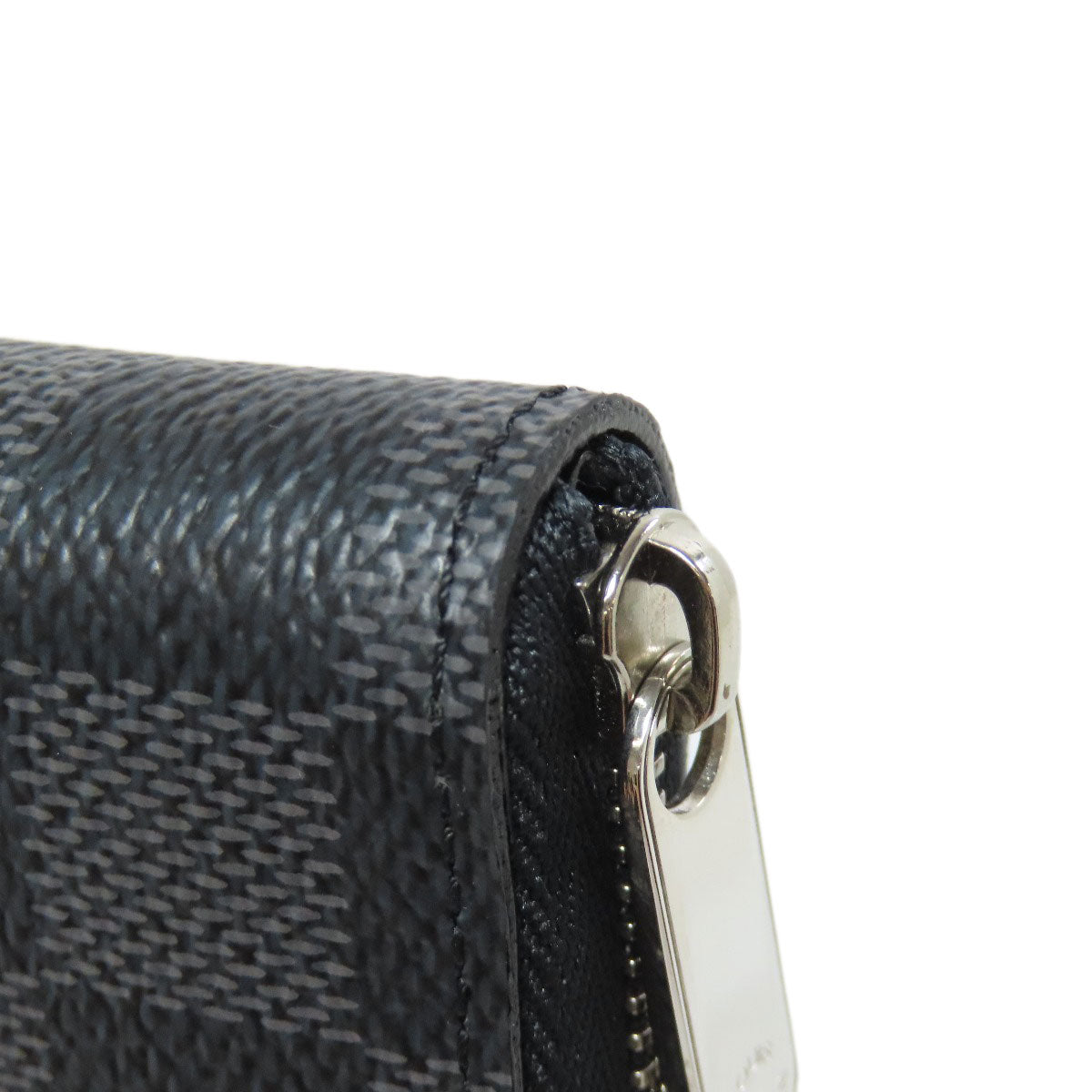 LOUIS VUITTON Coin case N63076 Damier canvas gray Zippy coin purse