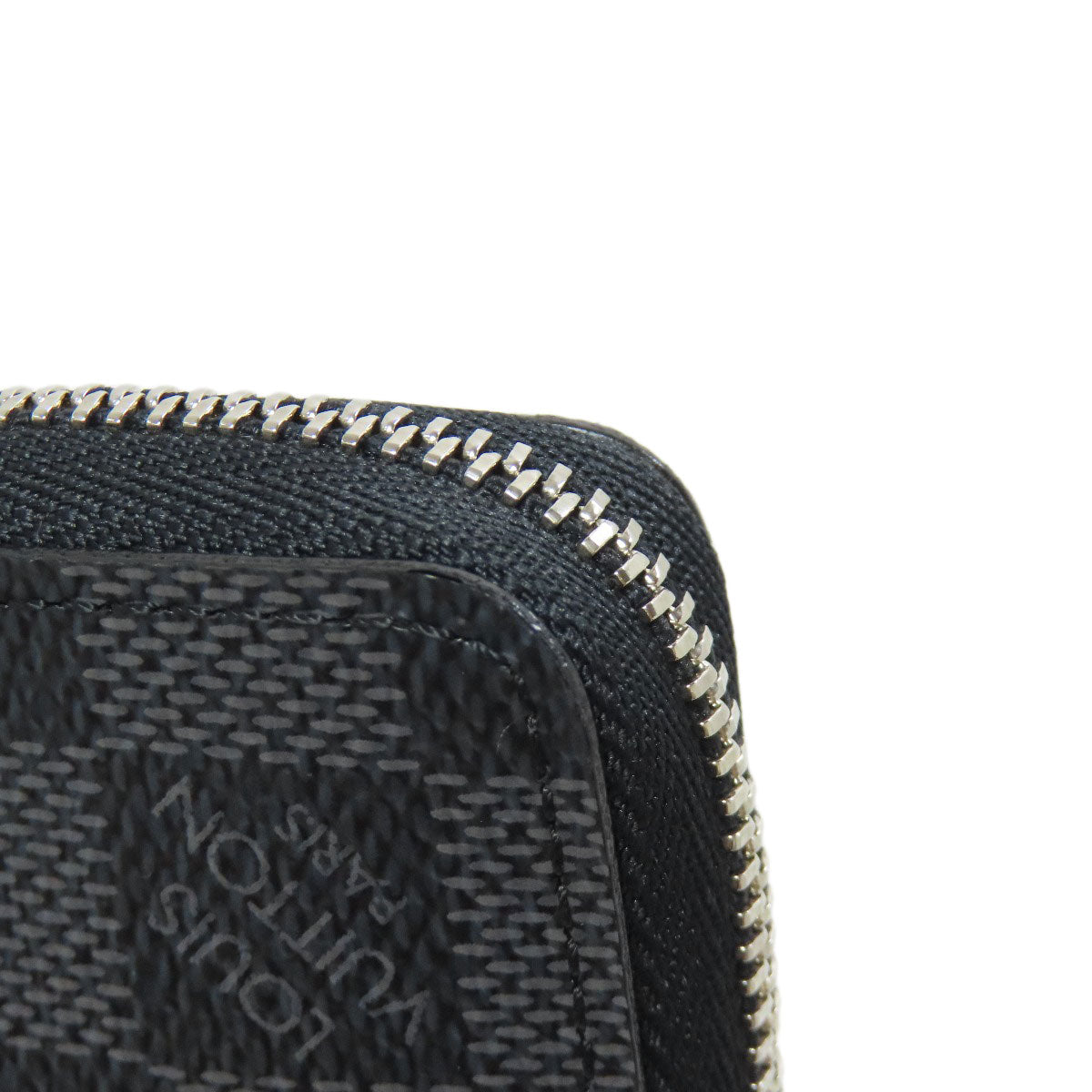LOUIS VUITTON Coin case N63076 Damier canvas gray Zippy coin purse