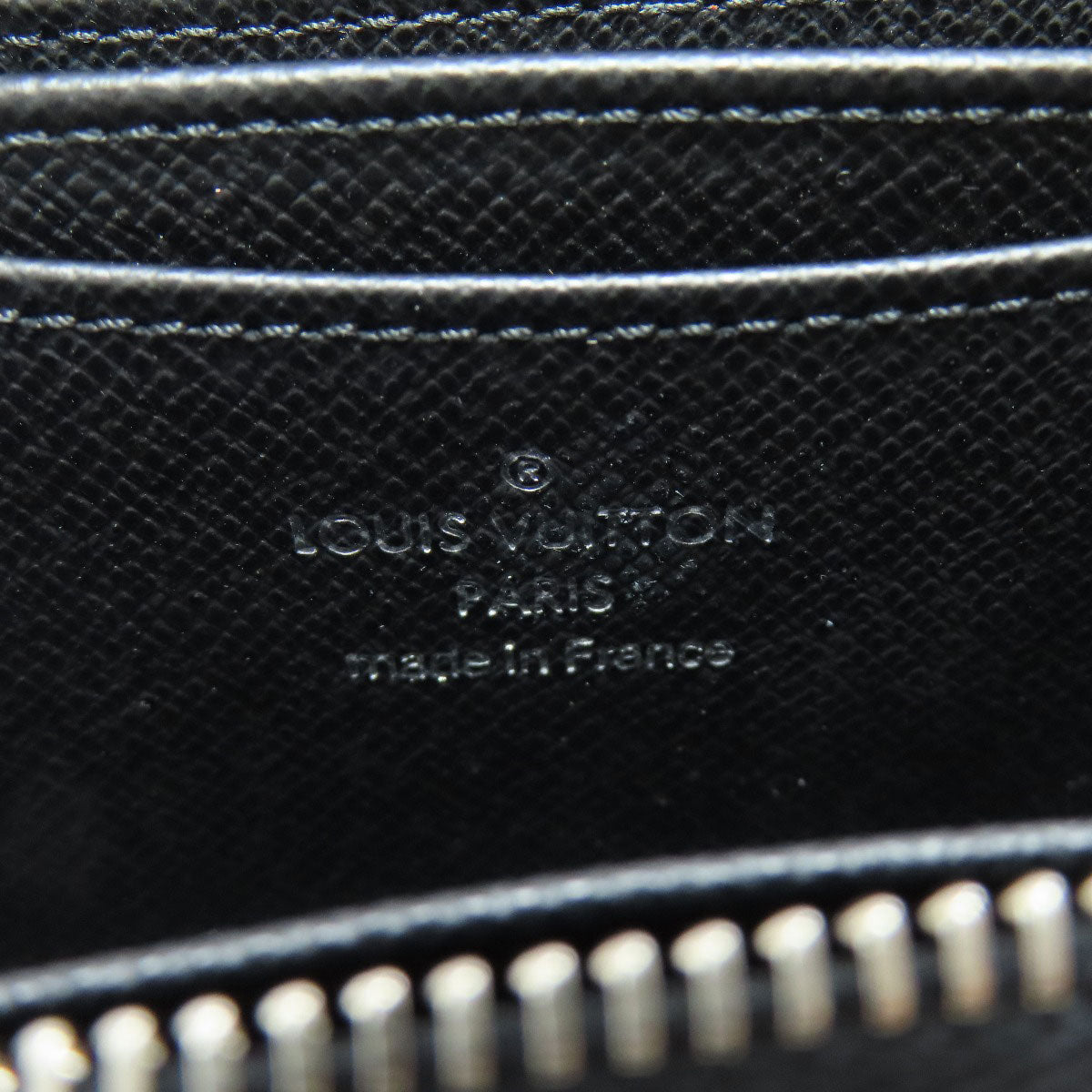 LOUIS VUITTON Coin case N63076 Damier canvas gray Zippy coin purse