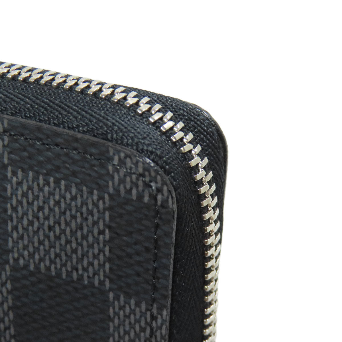 LOUIS VUITTON Coin case N63076 Damier canvas gray Zippy coin purse