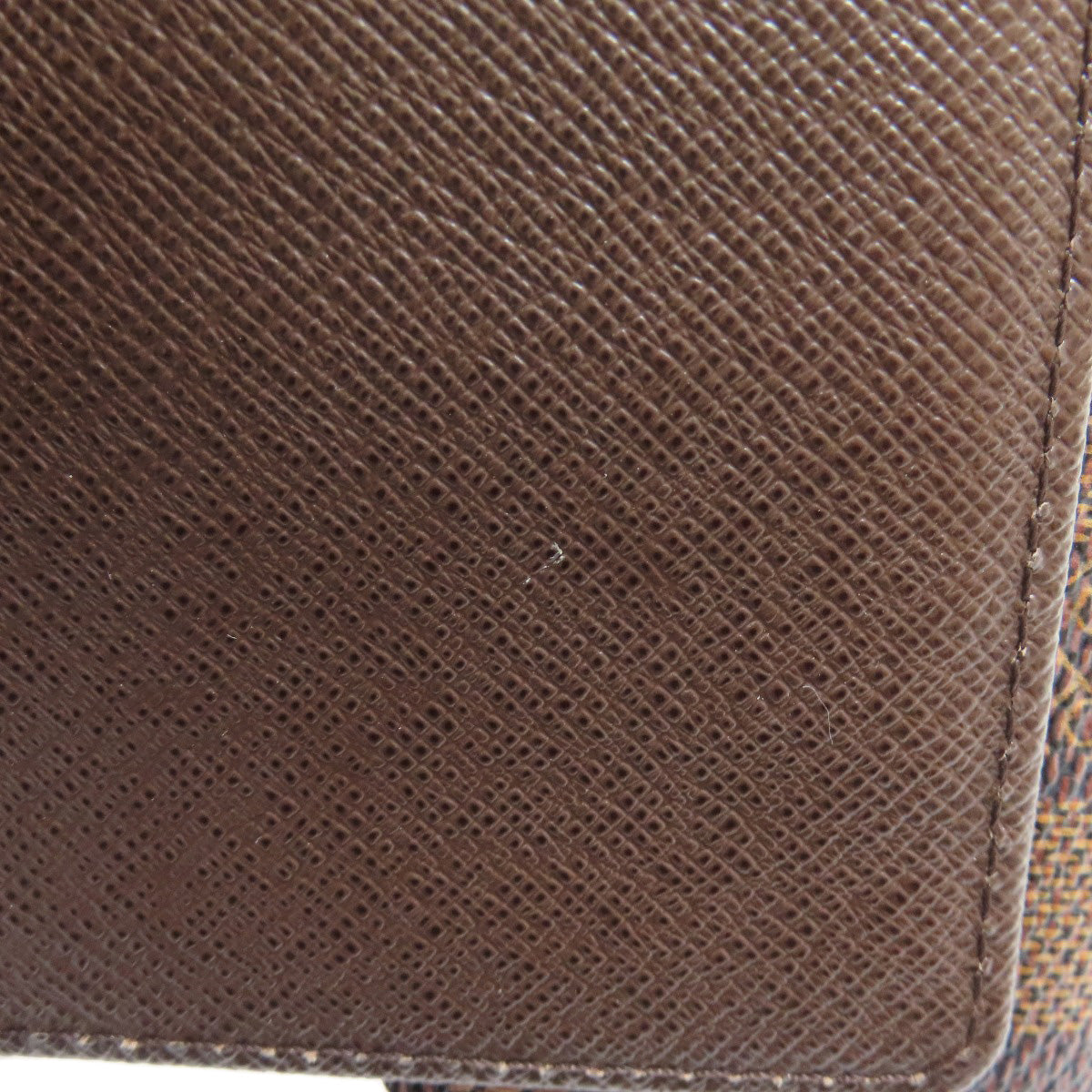LOUIS VUITTON Bifold Wallet N63067 Damier canvas Brown Portefeuille Alexandra