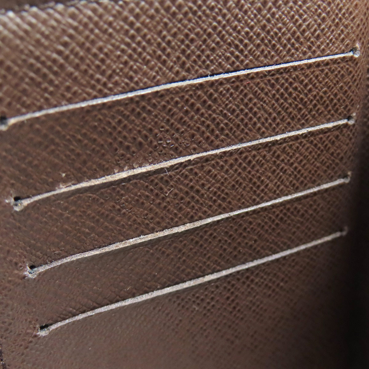 LOUIS VUITTON Bifold Wallet N63067 Damier canvas Brown Portefeuille Alexandra