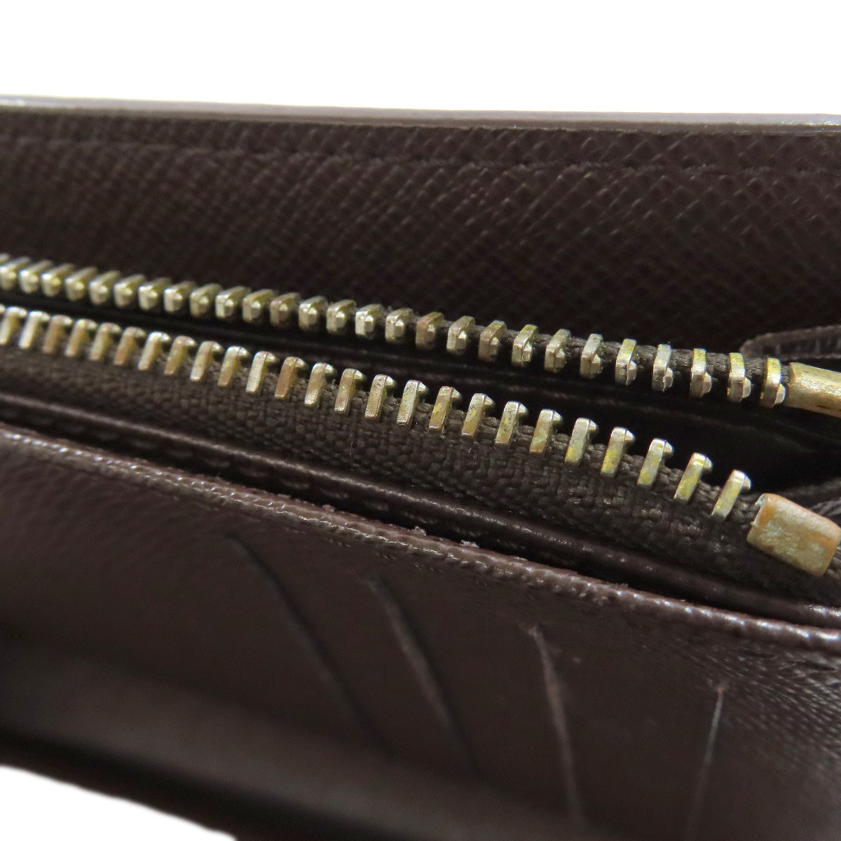 LOUIS VUITTON Bifold Wallet N63067 Damier canvas Brown Portefeuille Alexandra
