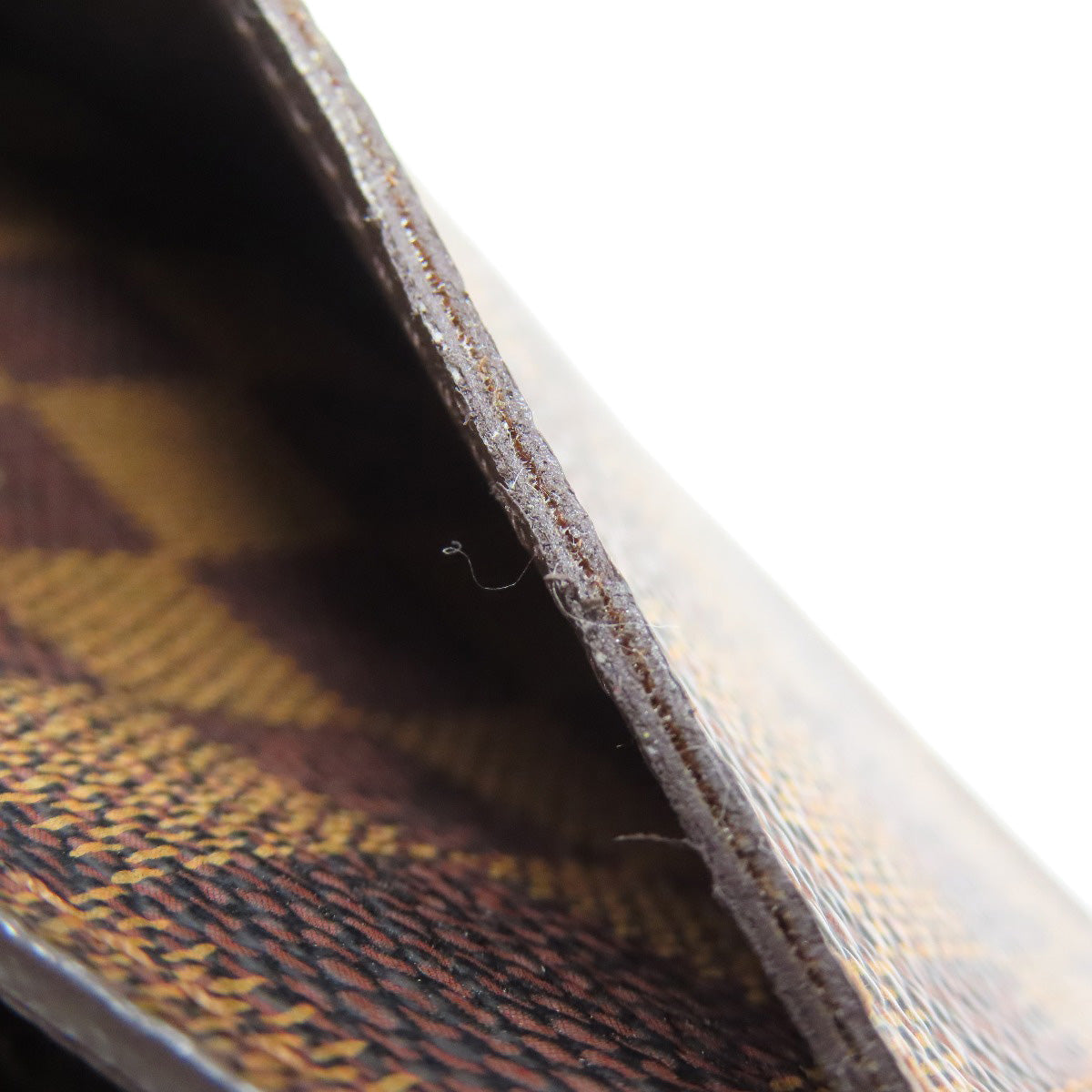 LOUIS VUITTON Bifold Wallet N63067 Damier canvas Brown Portefeuille Alexandra