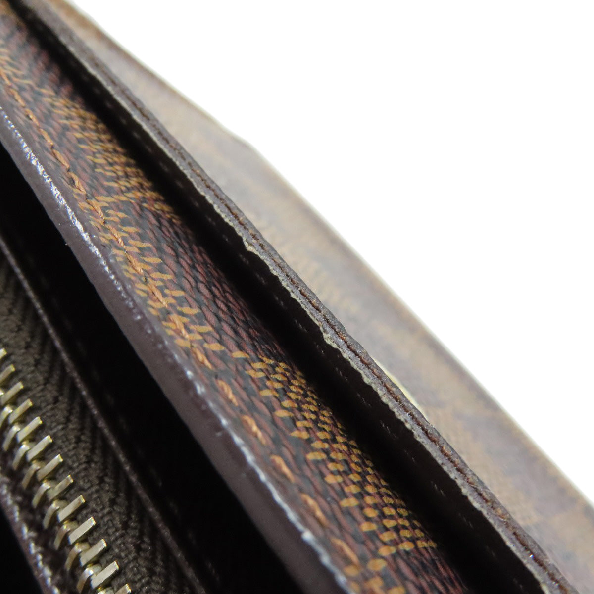 LOUIS VUITTON Bifold Wallet N63067 Damier canvas Brown Portefeuille Alexandra