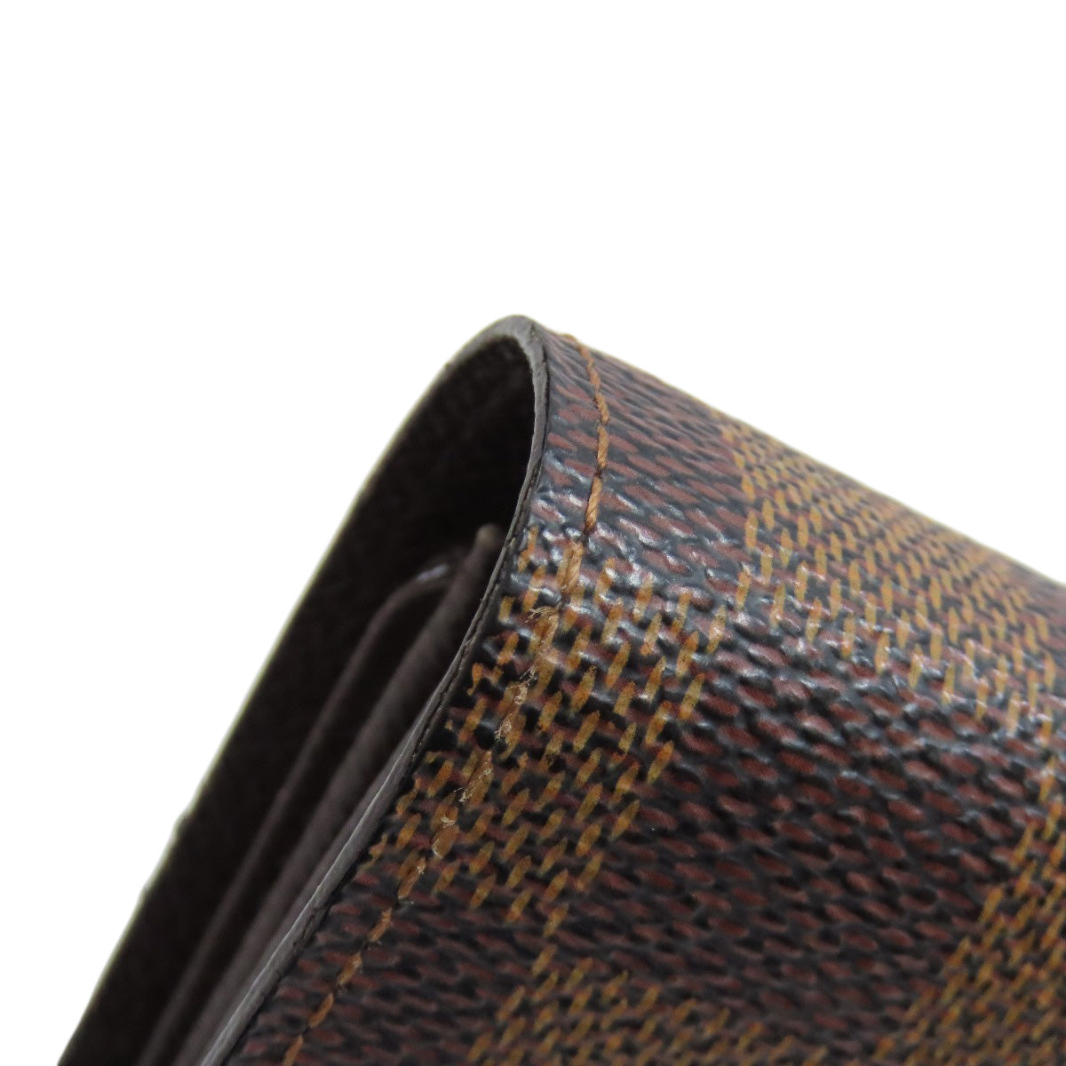 LOUIS VUITTON Bifold Wallet N63067 Damier canvas Brown Portefeuille Alexandra