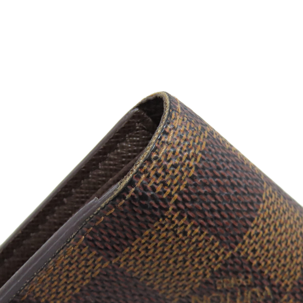 LOUIS VUITTON Bifold Wallet N63067 Damier canvas Brown Portefeuille Alexandra