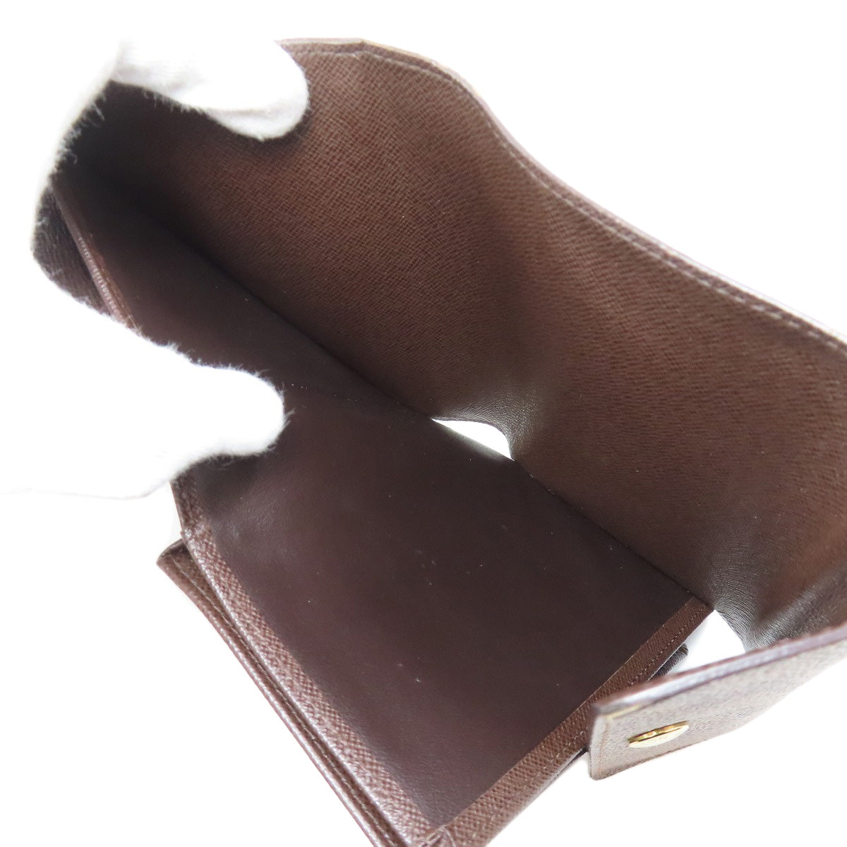 LOUIS VUITTON Bifold Wallet N63067 Damier canvas Brown Portefeuille Alexandra