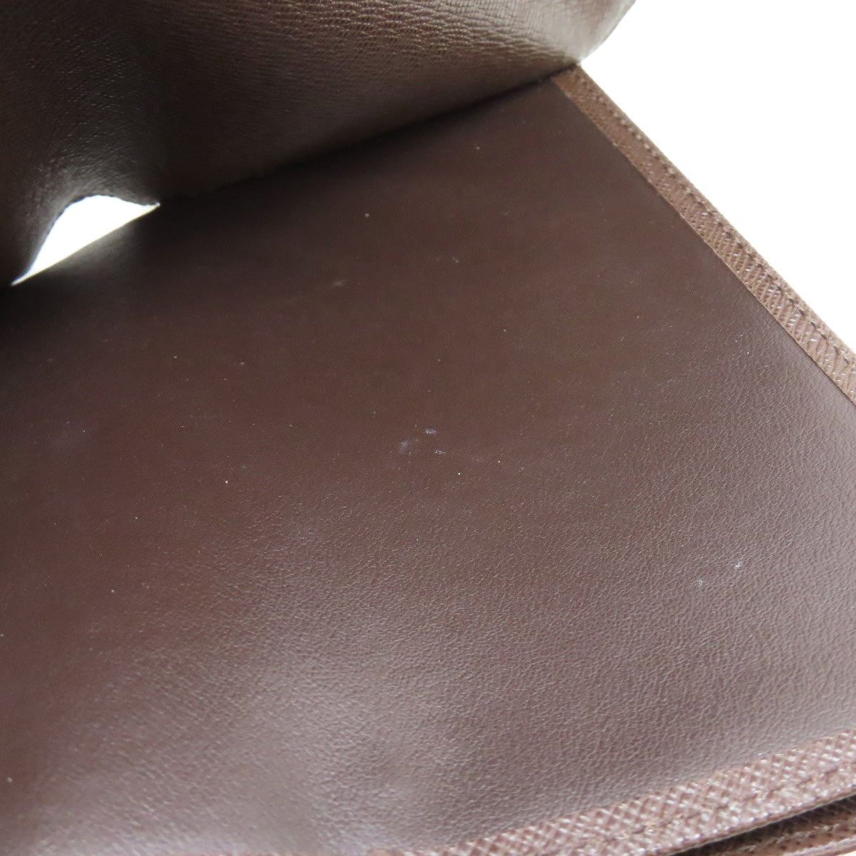 LOUIS VUITTON Bifold Wallet N63067 Damier canvas Brown Portefeuille Alexandra