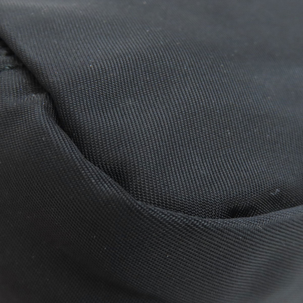 PRADA Accessory pouch Nylon black logoMetal